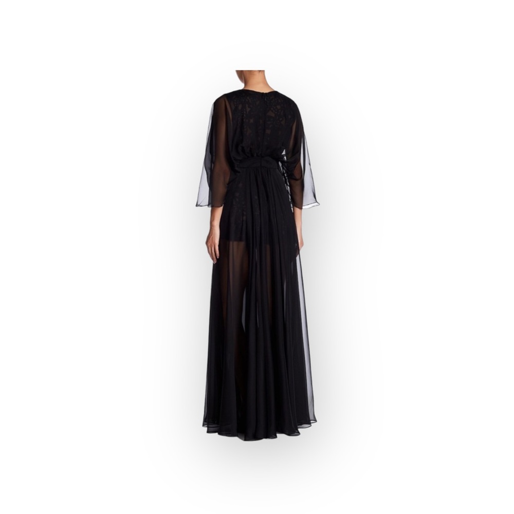 new Lotus Threads ❤︎︎ Lace Romper Overlay Gown Cocktail Maxi Dress ❤︎︎ Edgy Chic - Picture 9 of 16